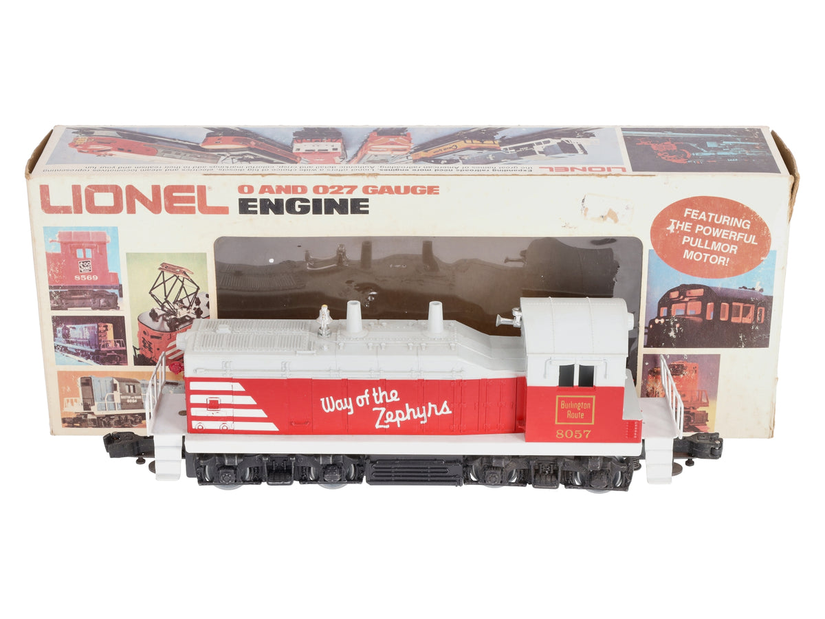 Lionel 6-8057 O Gauge Burlington SW1 Switcher #8057 NIB