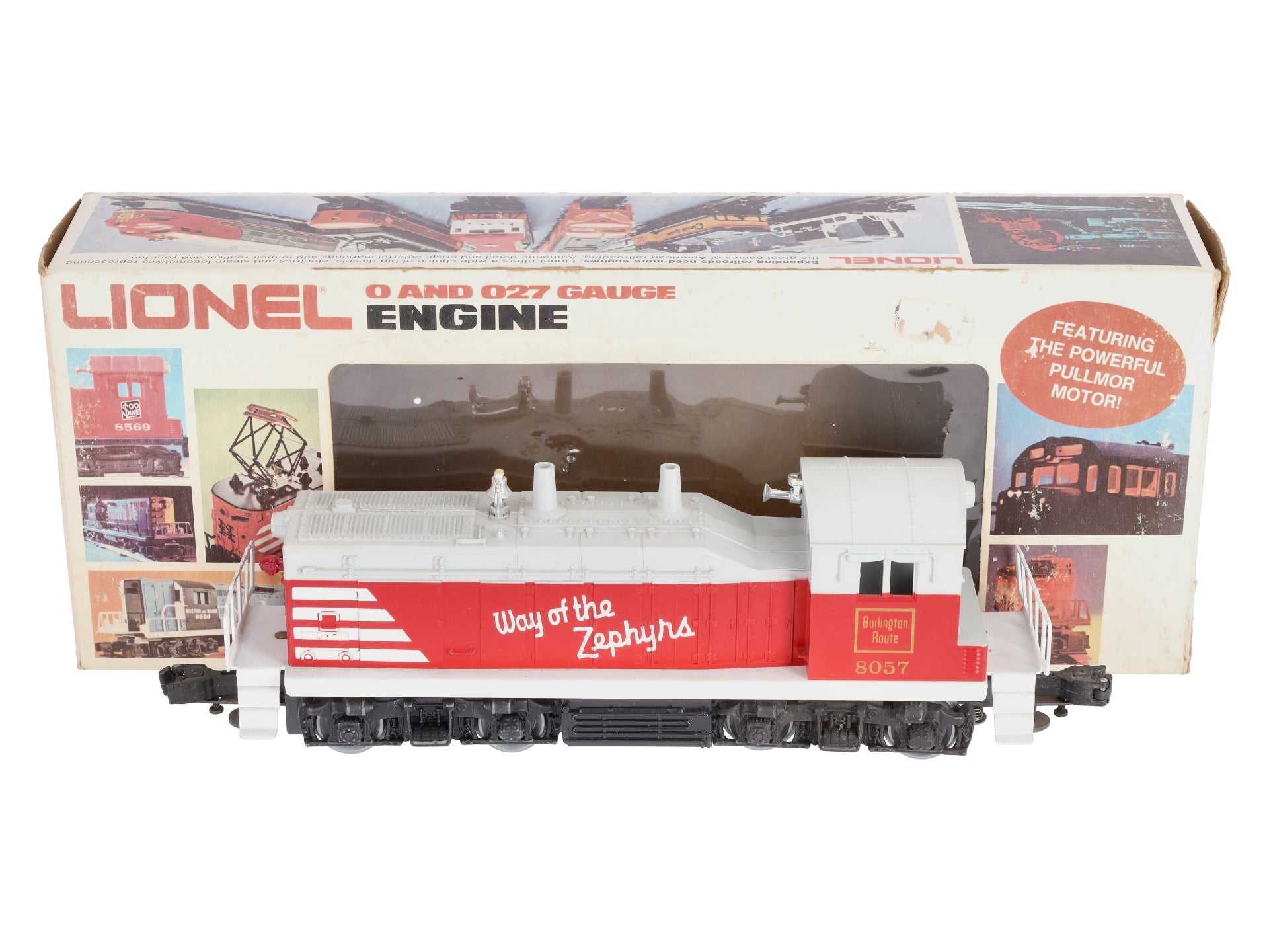 Lionel 6-8057 O Gauge Burlington SW1 Switcher #8057 EX/Box