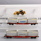 Marklin 47074 HO DB Flatcar Set w/XXL WoodTainer Containers & Cat Front Loader NIB