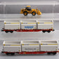 Marklin 47074 HO DB Flatcar Set w/XXL WoodTainer Containers & Cat Front Loader NIB