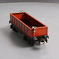 MTH 11-70036 O Gauge Lionel Tinplate Red Gondola Car #2652