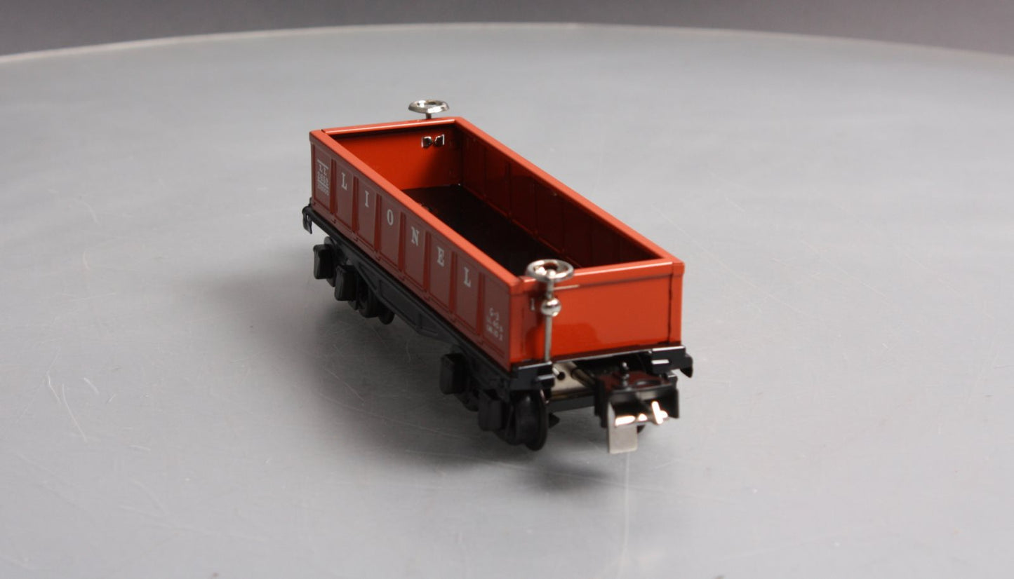 MTH 11-70036 O Gauge Lionel Tinplate Red Gondola Car #2652