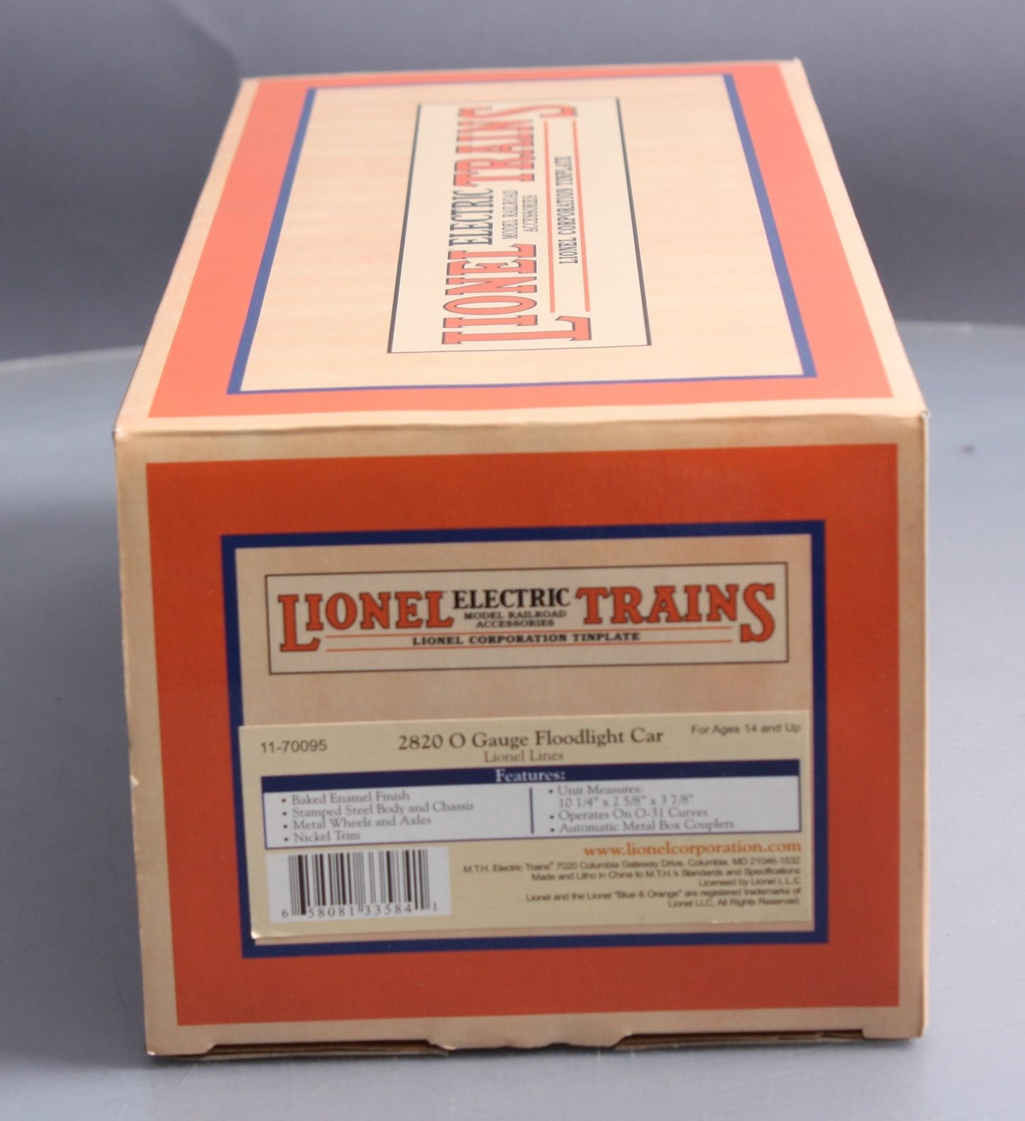 MTH 11-70095 O Gauge Tinplate No.2820 Floodlight Car MT/Box