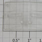 Lionel 8265-35 SD40 Diesel Locomotive Rear Light Lens