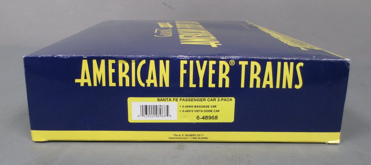 American Flyer 6-48968 S Santa Fe Passenger Car (Set of 2) LN/Box