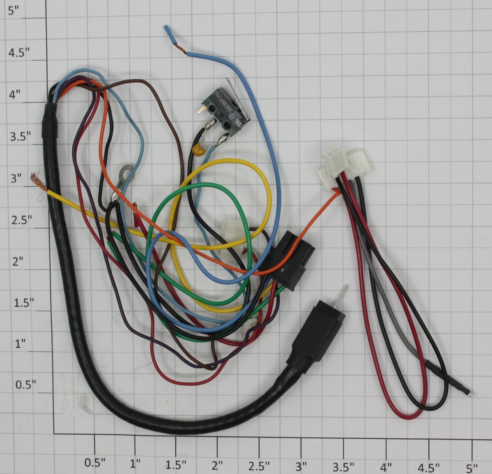Lionel 8045-130 Wire Harness 6-Position 1-Pin Housings & Chuff Switch Assy