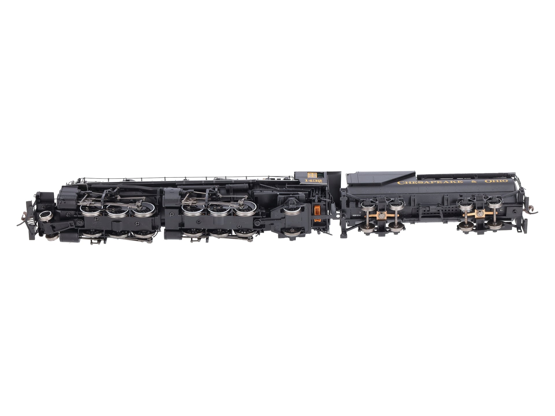 Bachmann 84814 HO C&O 2-6-6-2 Steam Loco & Vandy Tender w/DCC & Sound #1432