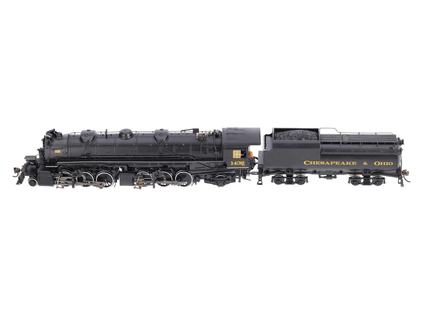 Bachmann 84814 HO C&O 2-6-6-2 Steam Loco & Vandy Tender w/DCC & Sound #1432
