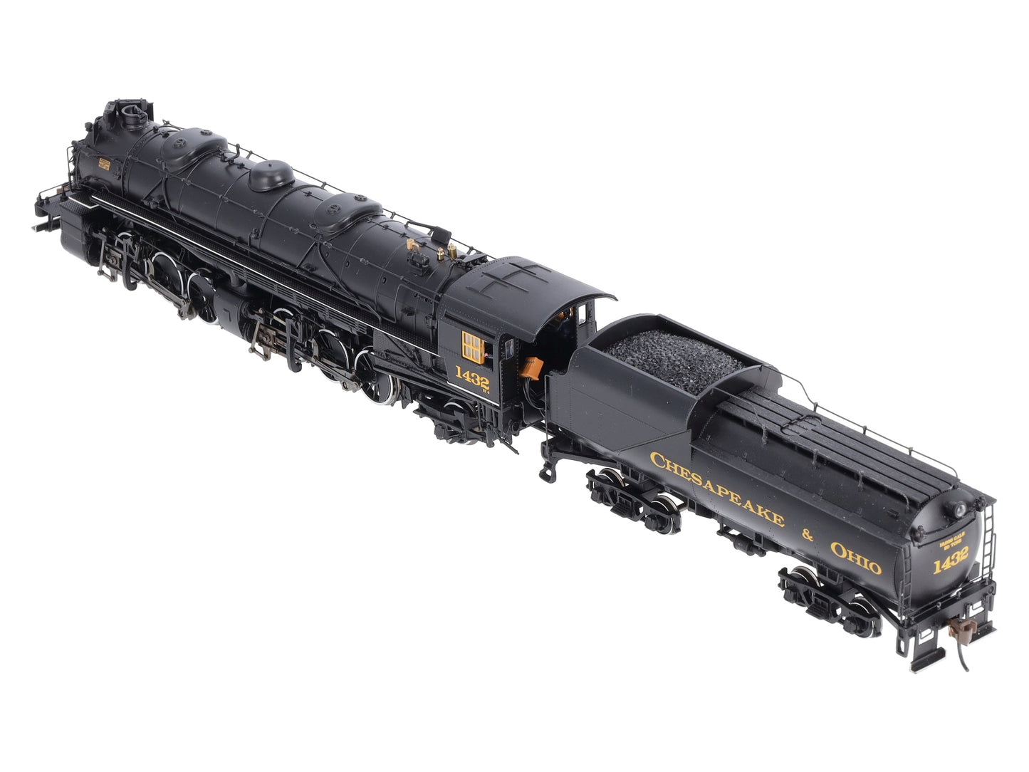 Bachmann 84814 HO C&O 2-6-6-2 Steam Loco & Vandy Tender w/DCC & Sound #1432