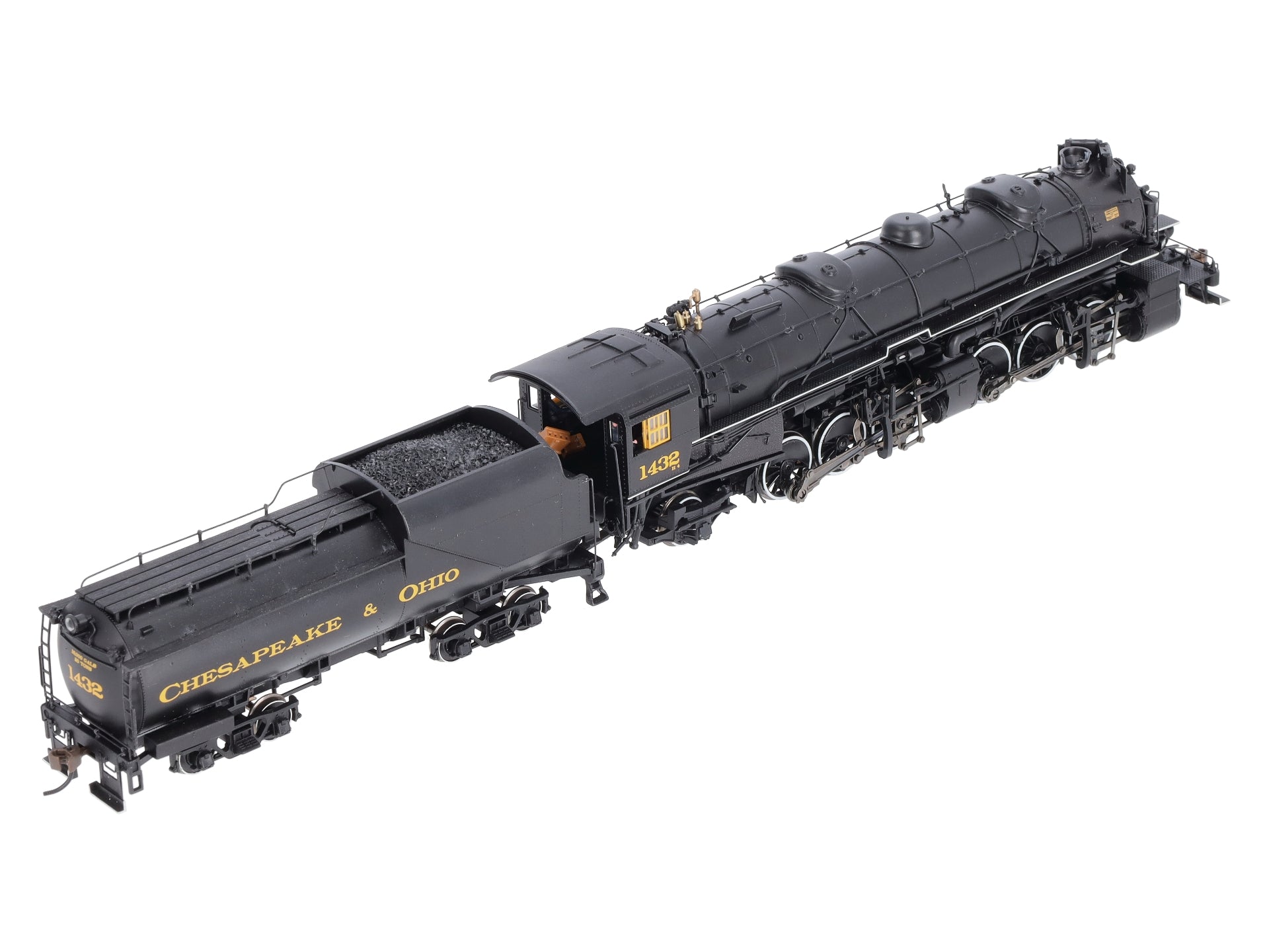 Bachmann 84814 HO C&O 2-6-6-2 Steam Loco & Vandy Tender w/DCC & Sound #1432