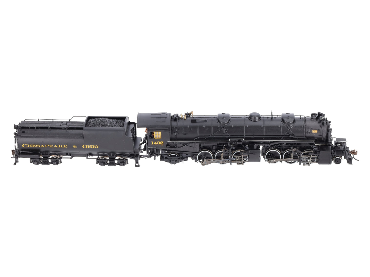 Bachmann 84814 HO C&O 2-6-6-2 Steam Loco & Vandy Tender w/DCC & Sound #1432
