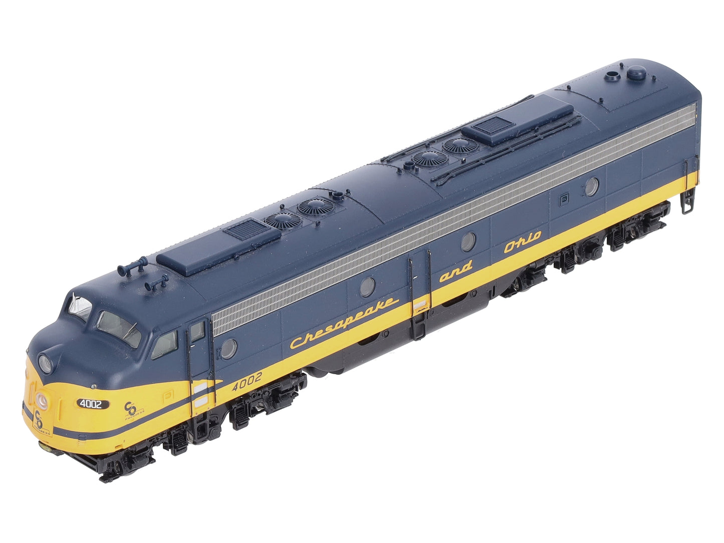 Broadway Limited 447 HO C&O Paragon Series EMD E8A Diesel Locomotive #4002
