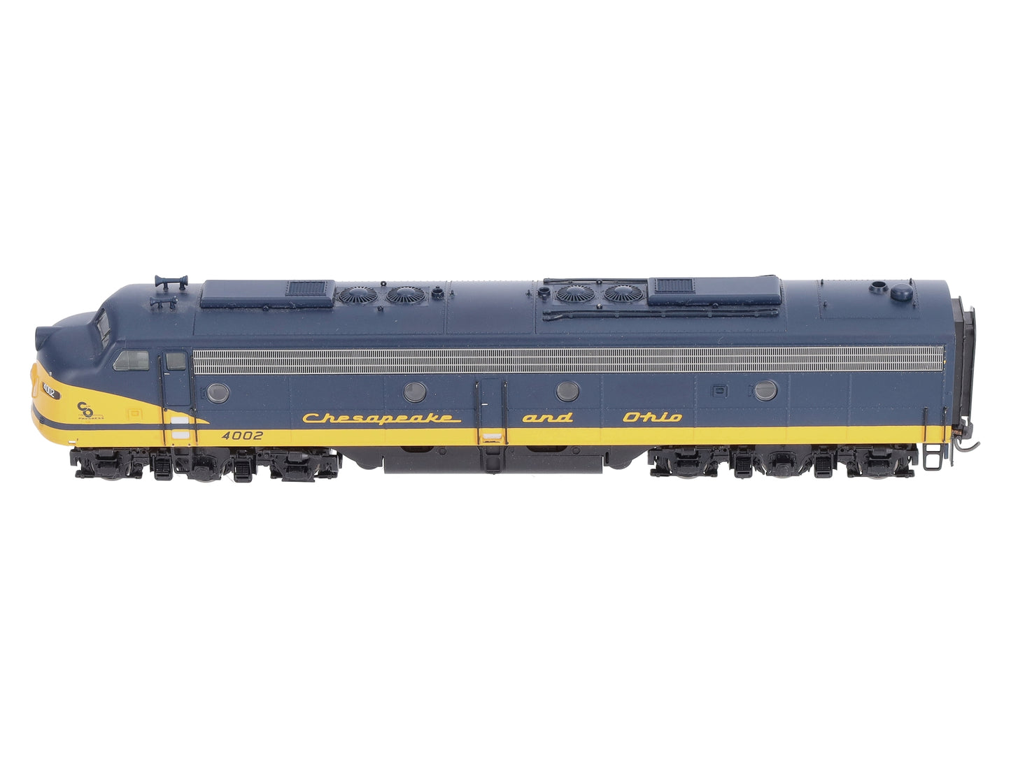 Broadway Limited 447 HO C&O Paragon Series EMD E8A Diesel Locomotive #4002