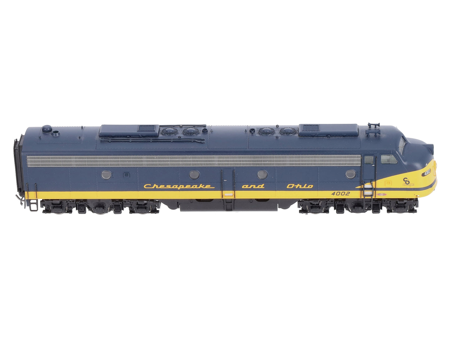 Broadway Limited 447 HO C&O Paragon Series EMD E8A Diesel Locomotive #4002