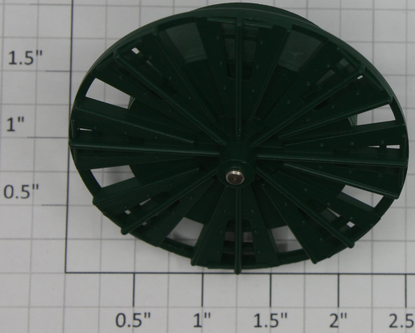 Lionel 18446-14 Green Rotary Snowplow Impeller with Shaft