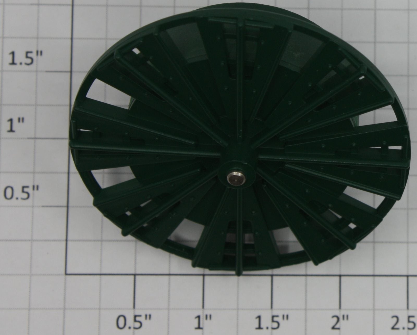 Lionel 18446-14 Green Rotary Snowplow Impeller with Shaft