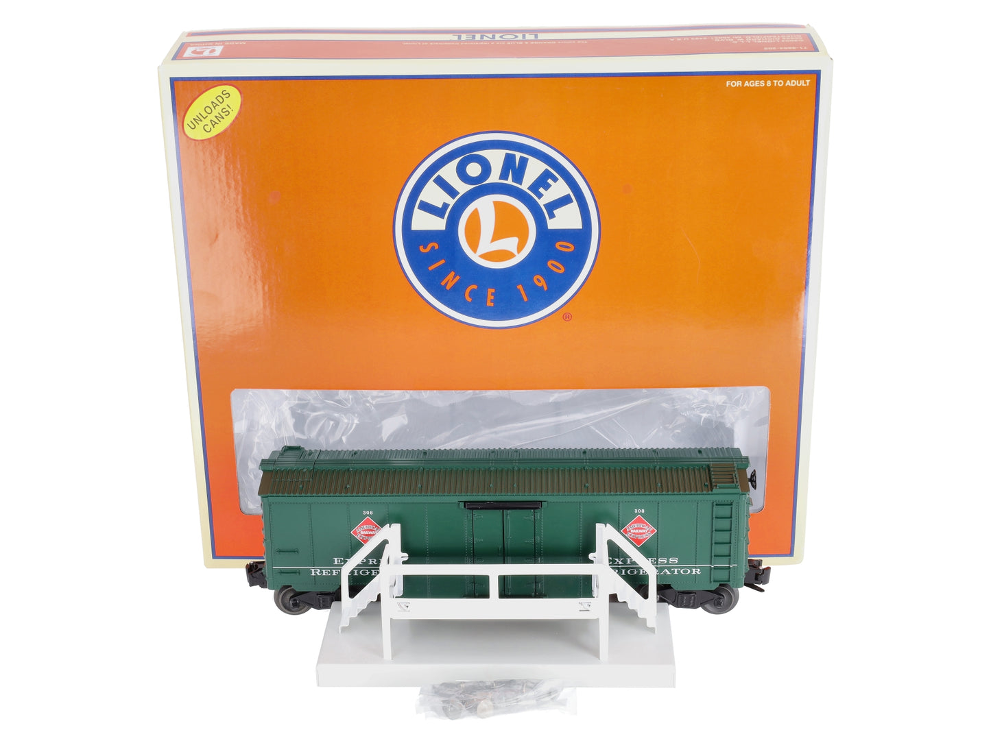 Lionel 6-26863 O Gauge American Railway Express Operating Milk Car #308 LN/Box
