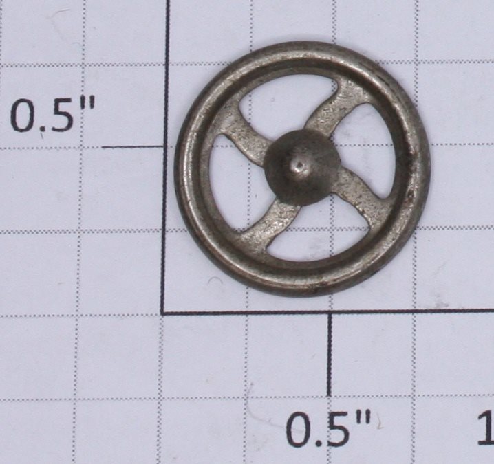 Lionel 211-17 3/4" Late Nickel Brake Wheel for 200-500 Series Freight Cars