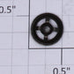 Lionel 620-19  Blackened 1/2" No Hole Brake Wheel for 600 800 900 2800 Cars
