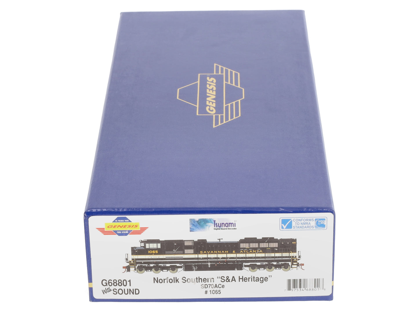 Athearn G68801 HO Norfolk Southern/S&A Heritage SD70ACe w/ DCC & Sound #1065