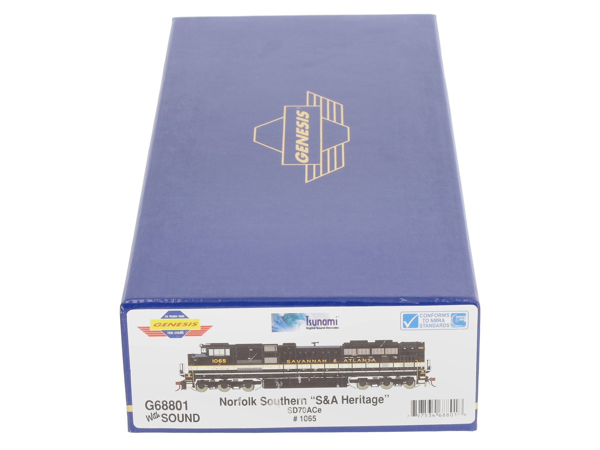 Athearn G68801 HO Norfolk Southern/S&A Heritage SD70ACe w/ DCC & Sound #1065