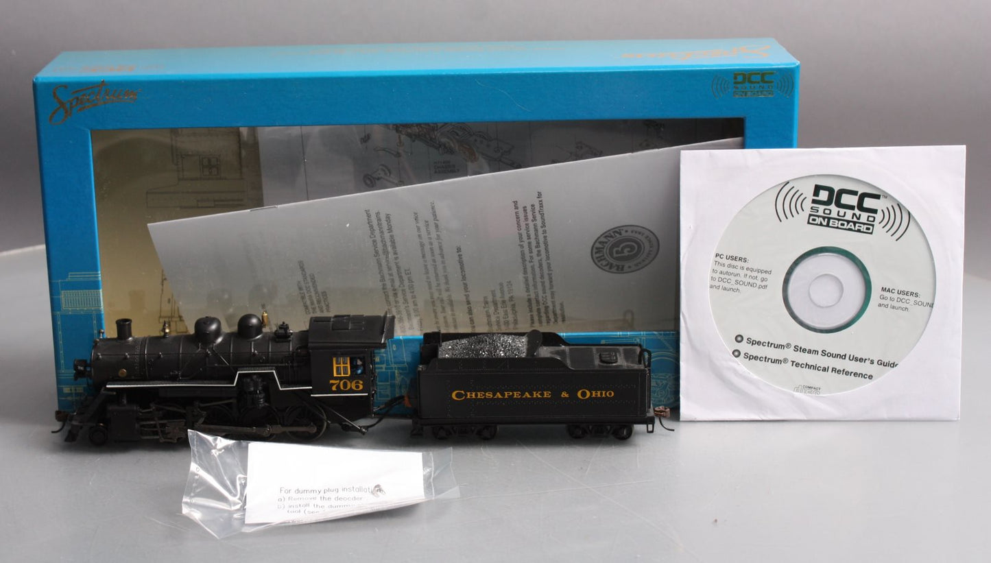 Bachmann 84507 C&O 2-8-0 w/DCC & Sound #706