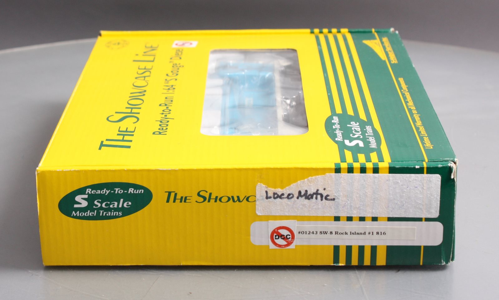 S-Helper Service 01243 S Gauge Rock Island Sw-8 Diesel Locomotive #816 EX/Box