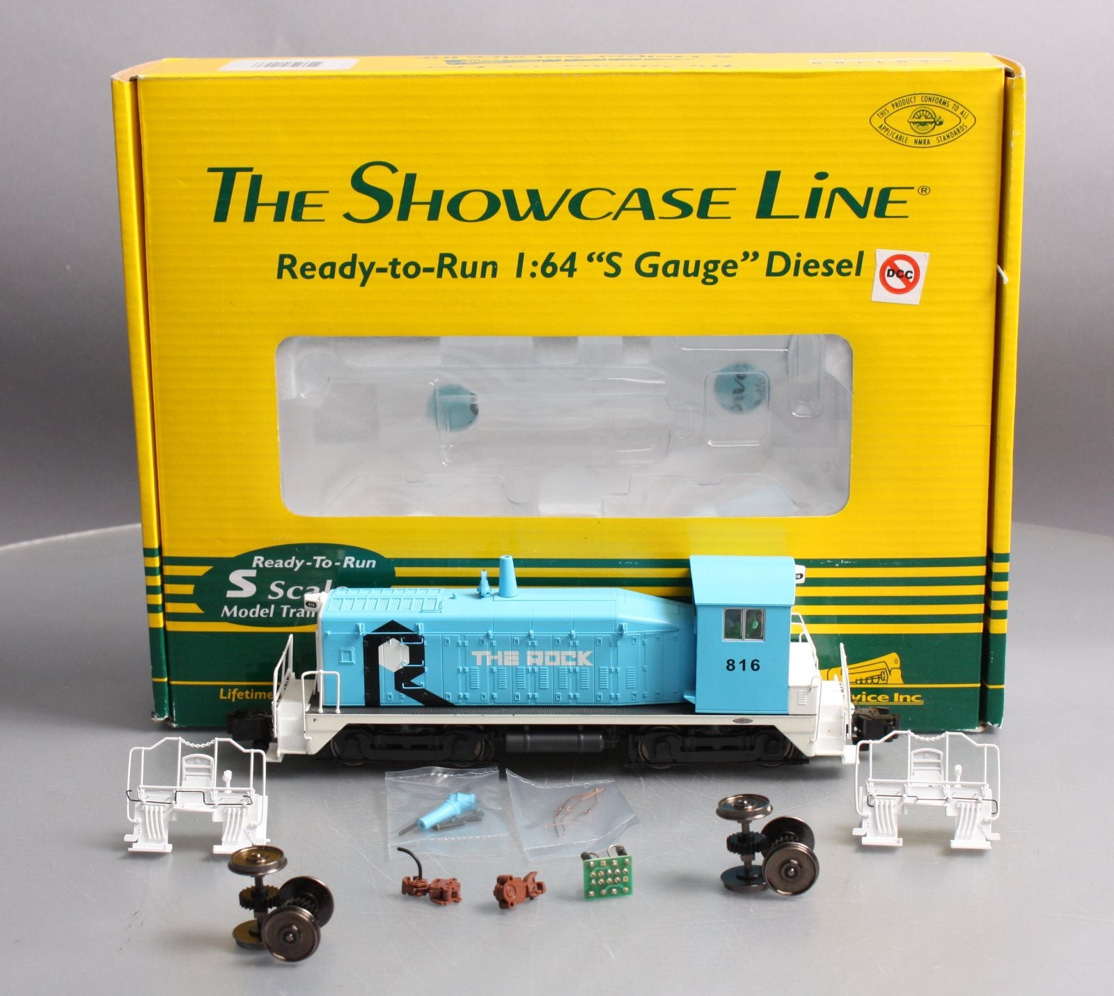 S-Helper Service 01243 S Gauge Rock Island Sw-8 Diesel Locomotive #816 EX/Box