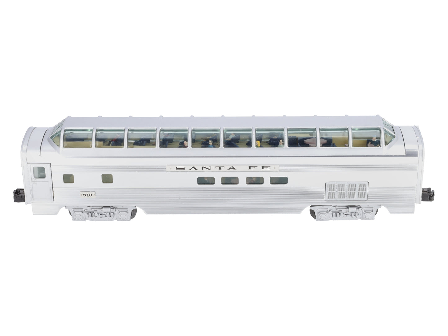 Lionel 6-39138 Santa Fe Superliner Full Vista Dome Car #510 EX