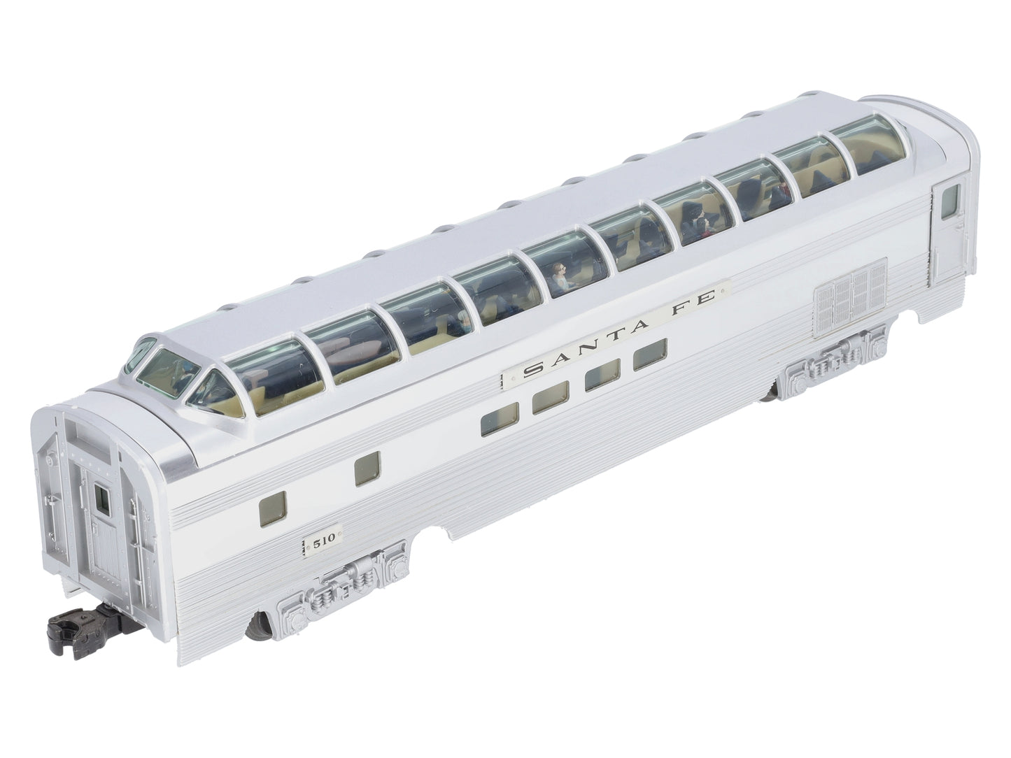 Lionel 6-39138 Santa Fe Superliner Full Vista Dome Car #510 EX