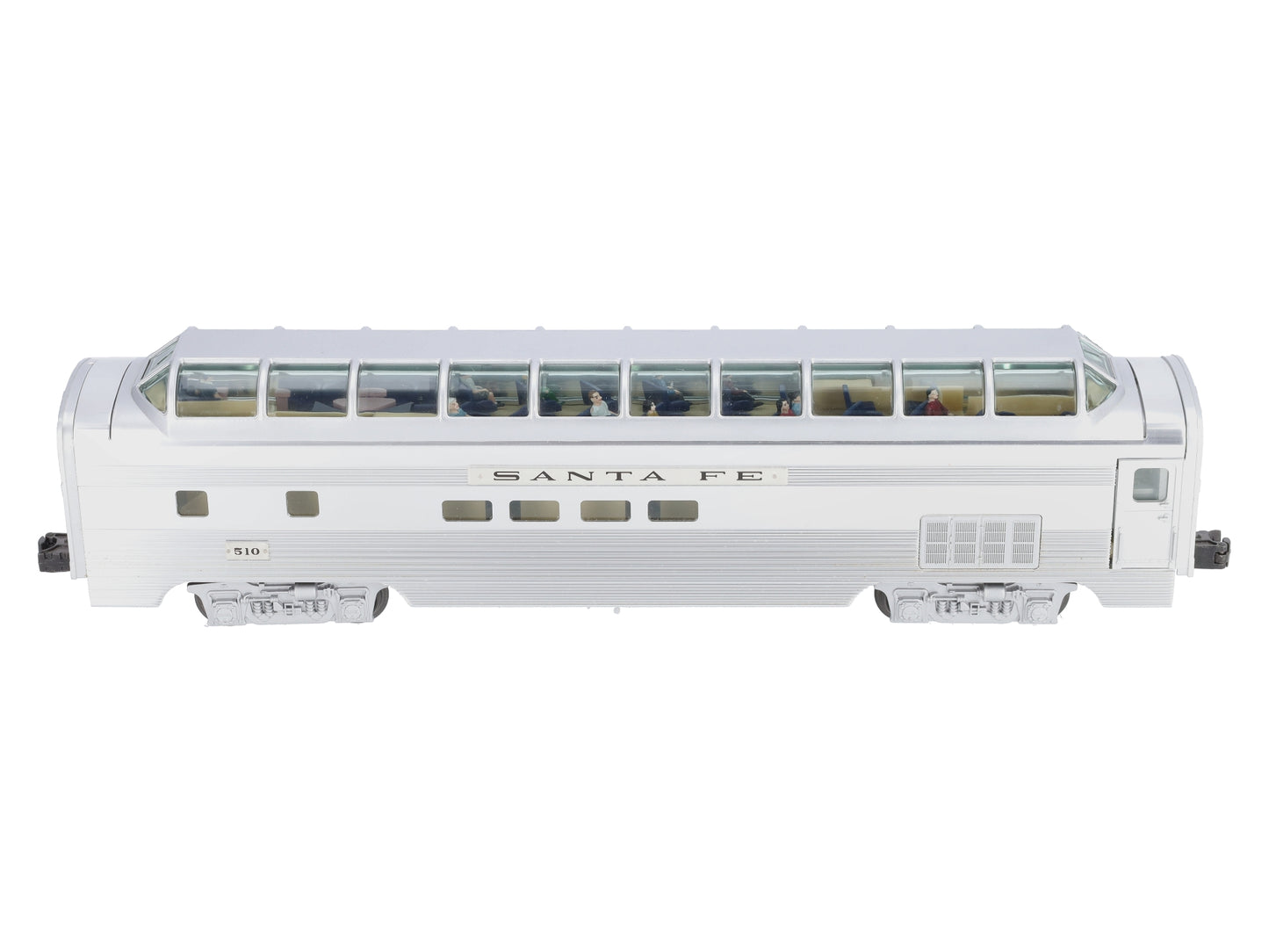 Lionel 6-39138 Santa Fe Superliner Full Vista Dome Car #510 EX