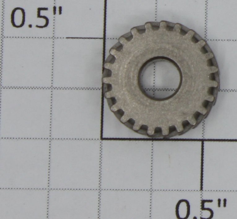 Lionel 1862-19 Nickel Worm Wheel Drive Gear T-23