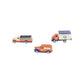 Lionel AHM43-LC3 1:48 Lionelville Cola Beverage/Delivery & Box Truck (Pack of 3) LN/Box