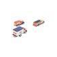Lionel AHM43-LC3 1:48 Lionelville Cola Beverage/Delivery & Box Truck (Pack of 3) LN/Box