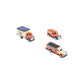 Lionel AHM43-LC3 1:48 Lionelville Cola Beverage/Delivery & Box Truck (Pack of 3) LN/Box