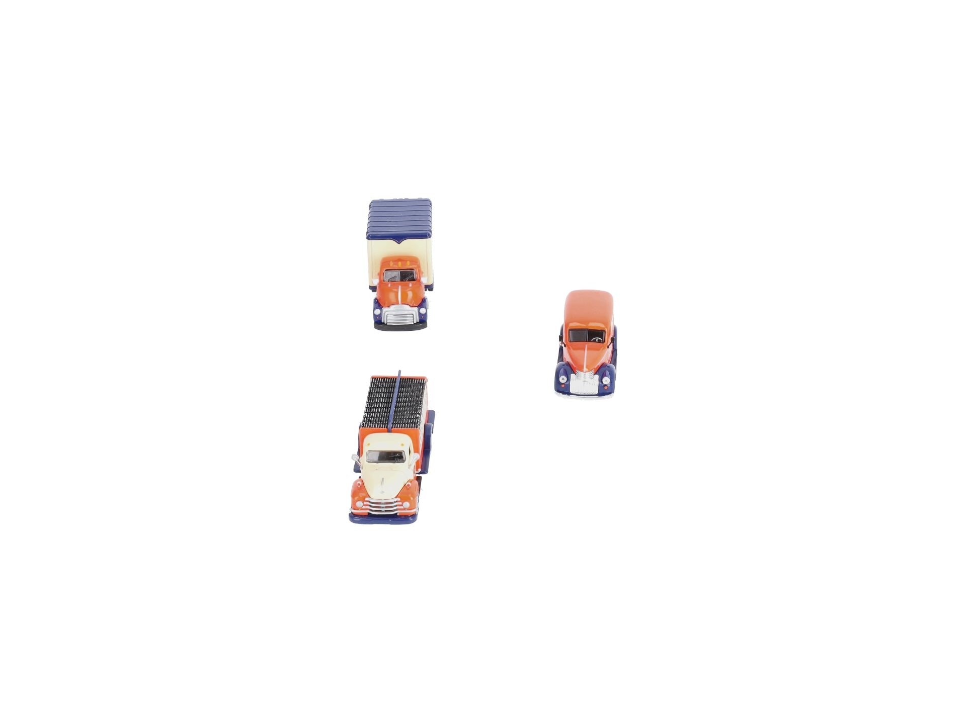 Lionel AHM43-LC3 1:48 Lionelville Cola Beverage/Delivery & Box Truck (Pack of 3) LN/Box