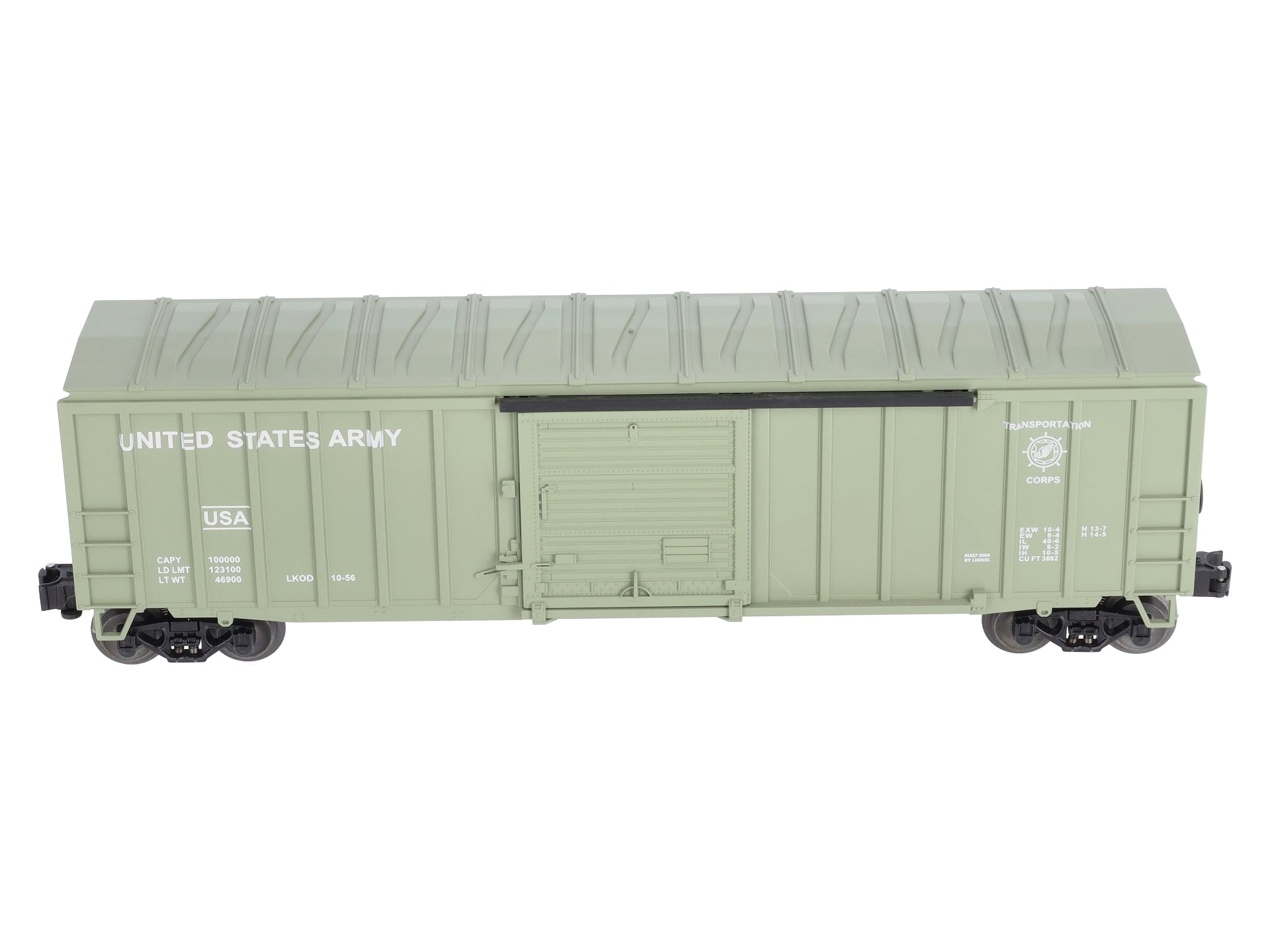 Lionel 6-17265 O Gauge U.S. Army 50' Modern Boxcar LN/Box