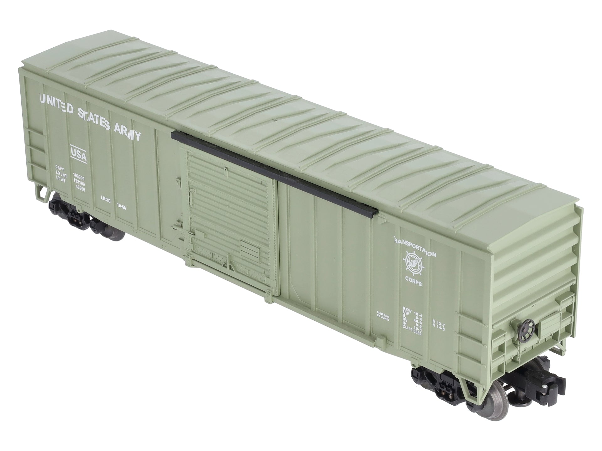 Lionel 6-17265 O Gauge U.S. Army 50' Modern Boxcar LN/Box