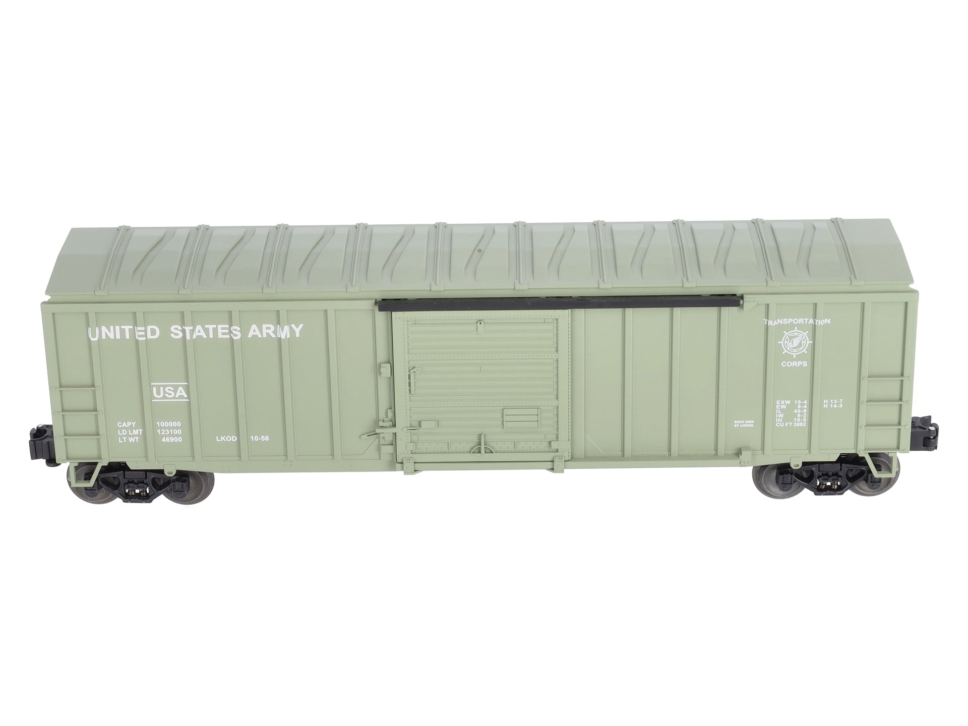 Lionel 6-17265 O Gauge U.S. Army 50' Modern Boxcar LN/Box