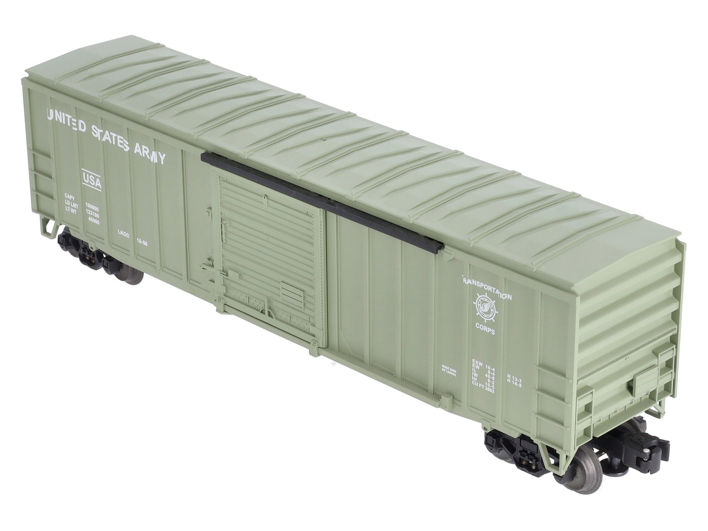 Lionel 6-17265 O Gauge U.S. Army 50' Modern Boxcar