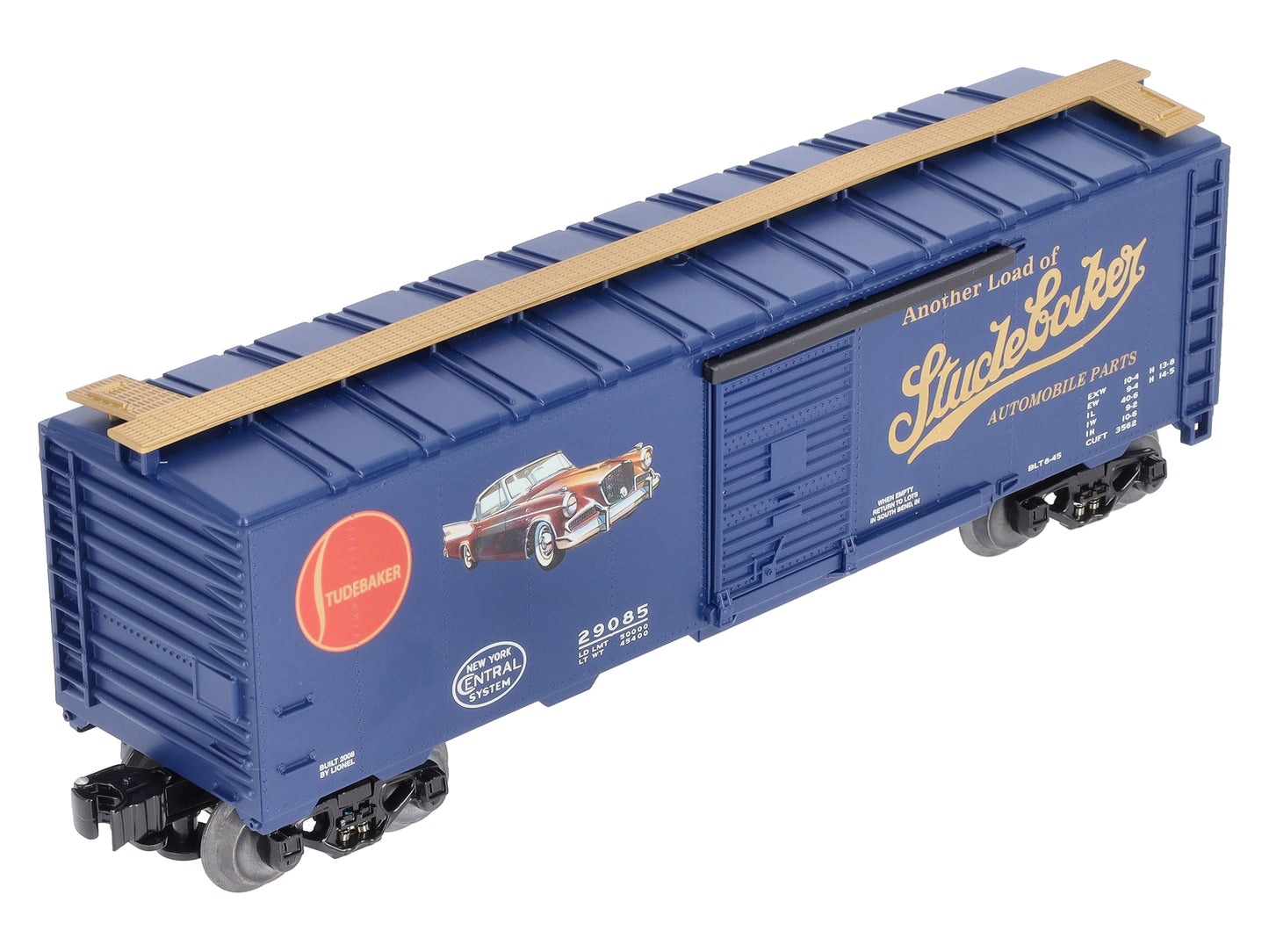 Lionel 6-52506 O Gauge LOTS-2008 Studebaker Convention Meet Boxcar #29085 LN/Box