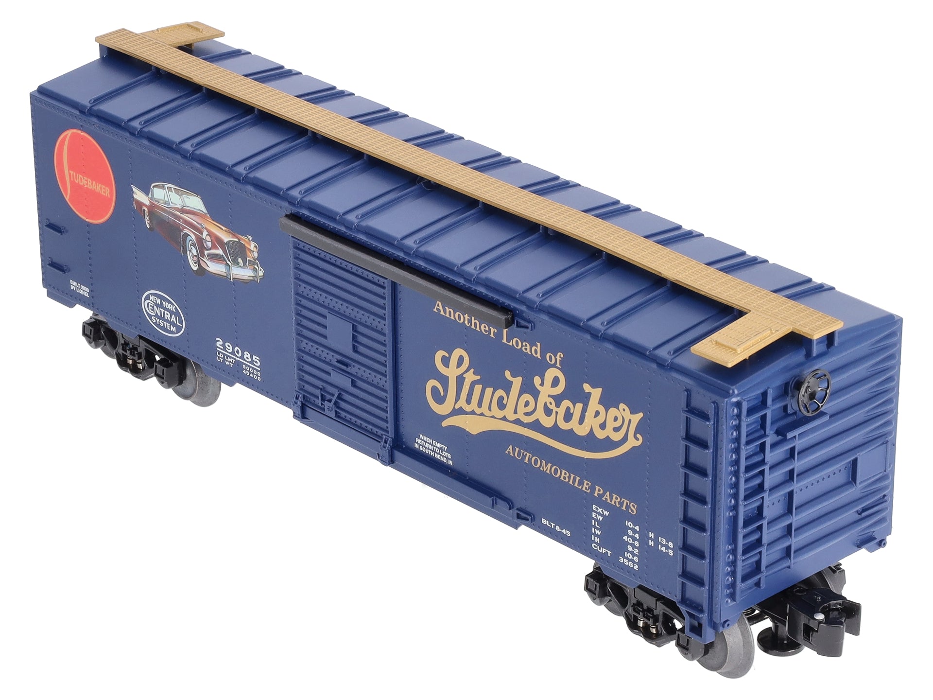 Lionel 6-52506 O Gauge LOTS-2008 Studebaker Convention Meet Boxcar #29085 LN/Box