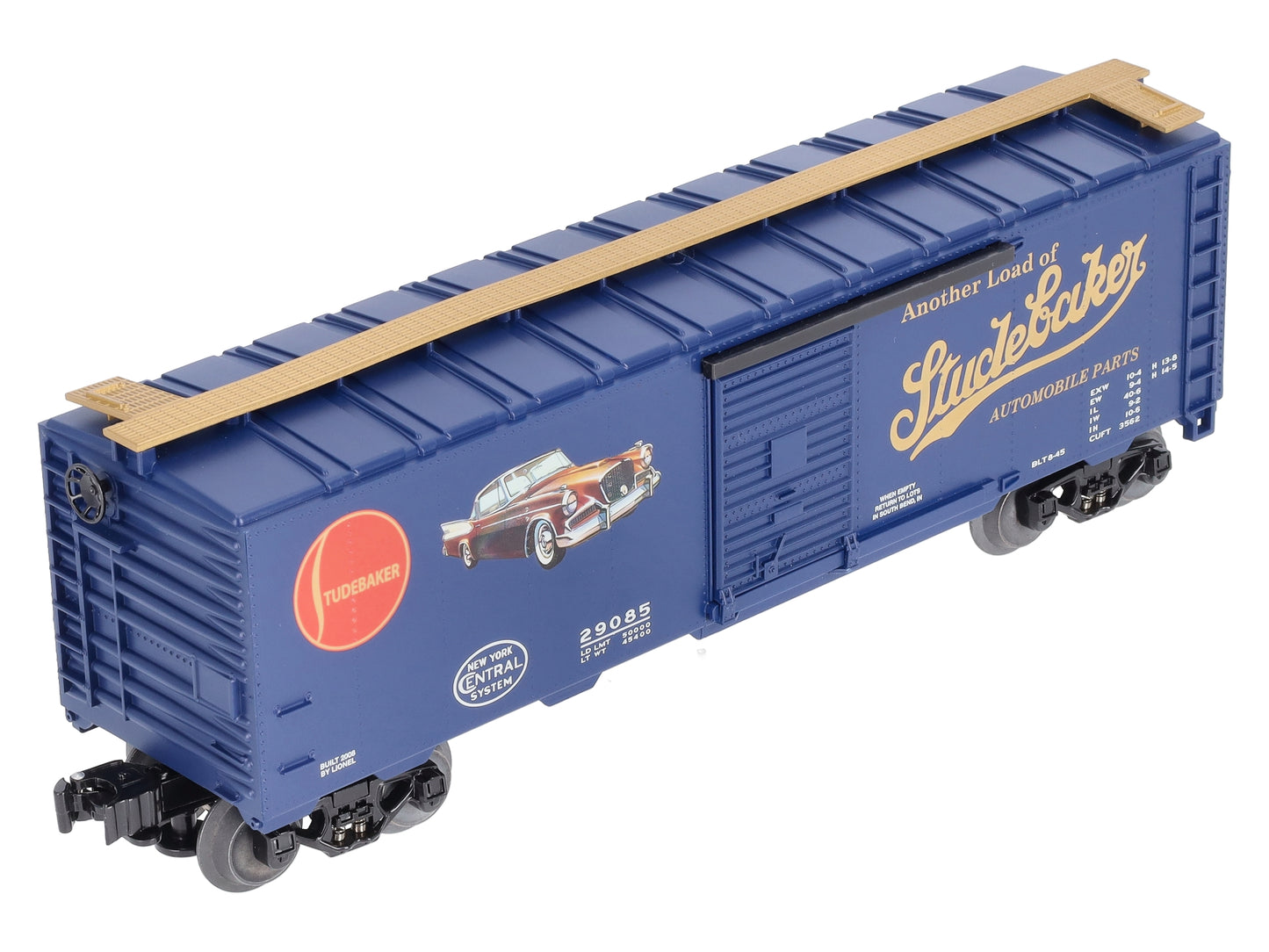 Lionel 6-52506 O Gauge LOTS-2008 Studebaker Convention Meet Boxcar #29085 LN/Box