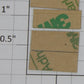 Lionel 515-20 Brass Lionel Lines and Number Plates (Set of 4)