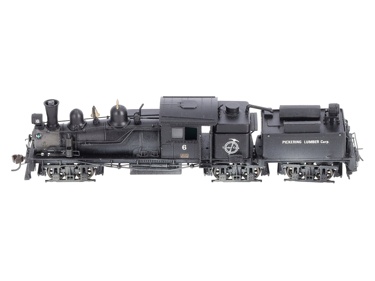 Bachmann 84704 HO Undecorated 80T 3-Truck Shay w/DCC/Sound LN/Box