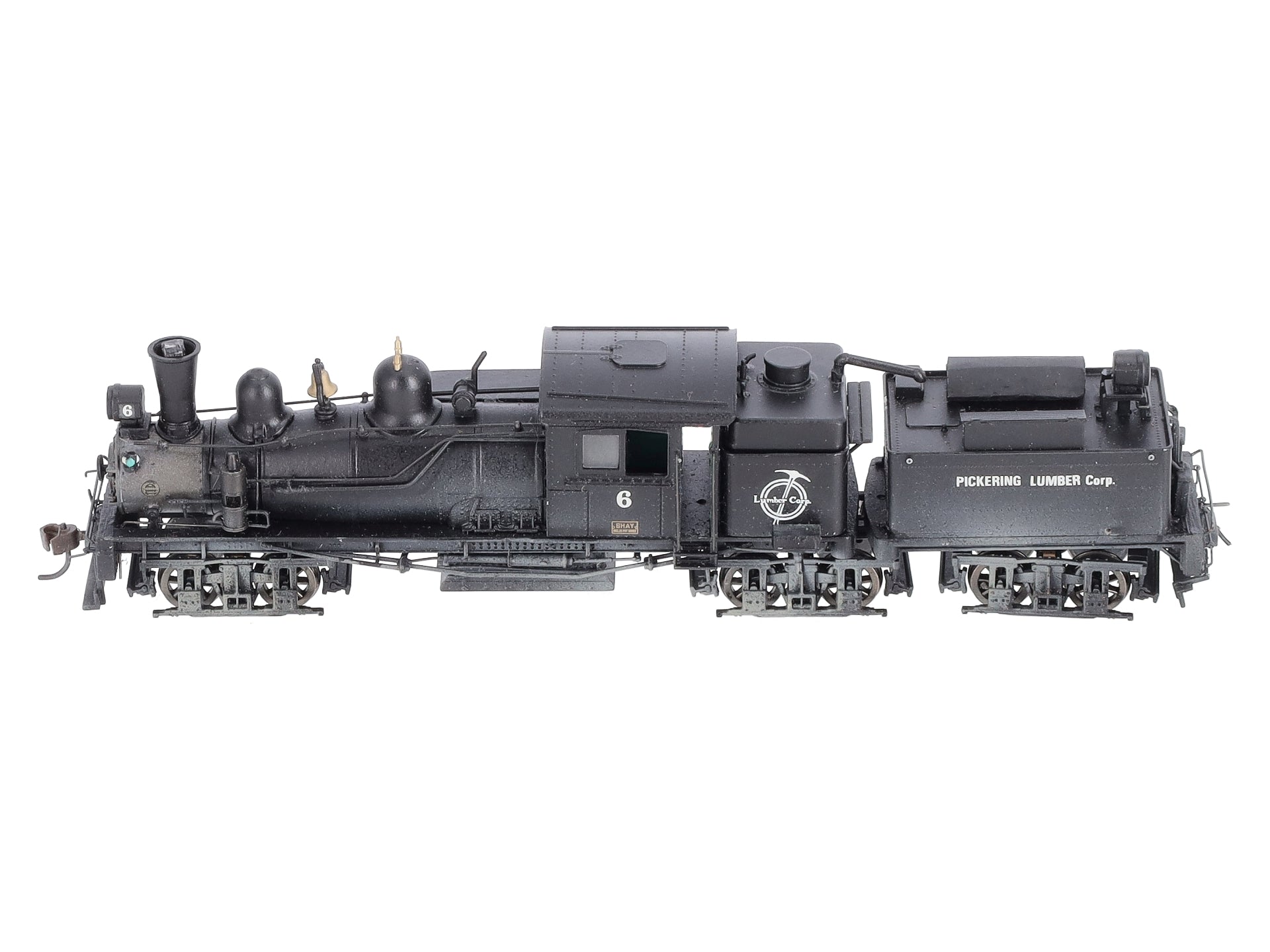 Bachmann 84704 HO Undecorated 80T 3-Truck Shay w/DCC/Sound LN/Box
