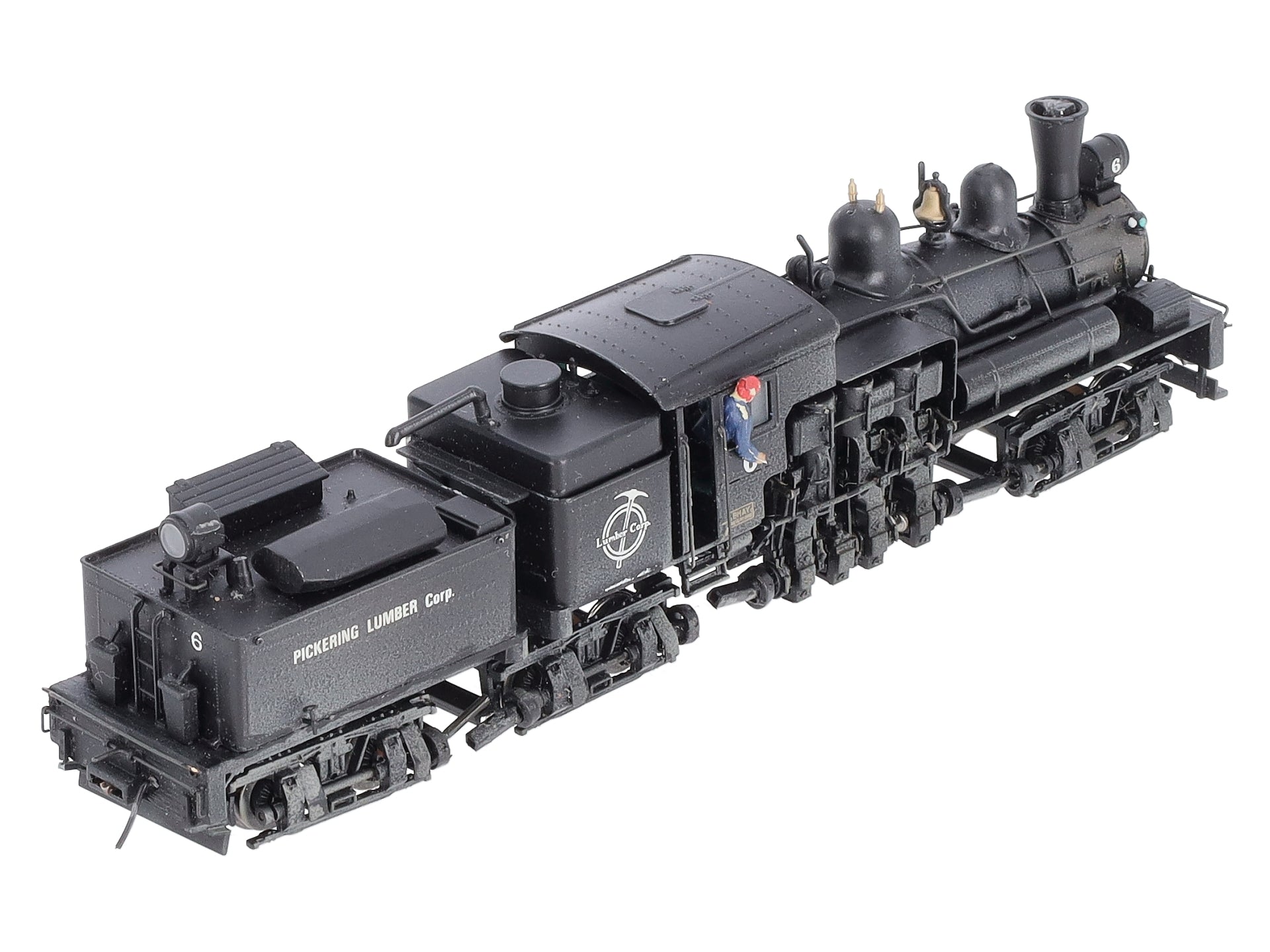 Bachmann 84704 HO Undecorated 80T 3-Truck Shay w/DCC/Sound LN/Box