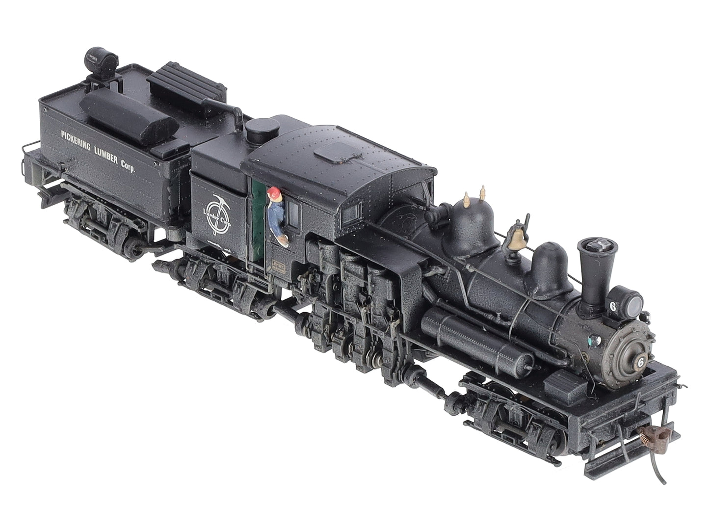 Bachmann 84704 HO Undecorated 80T 3-Truck Shay w/DCC/Sound LN/Box