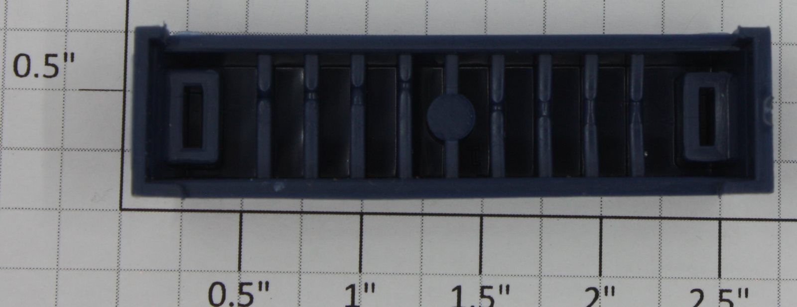 Lionel 8411-63 Blue Fire Car Bumper with White Stripes