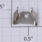 Lionel 390-65 Standard Gauge Nickel Ornamental Bell Bracket